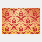 Crimson Damask, Pescara und Paisley Pearls Geschenkpapier Set (Vorderseite)