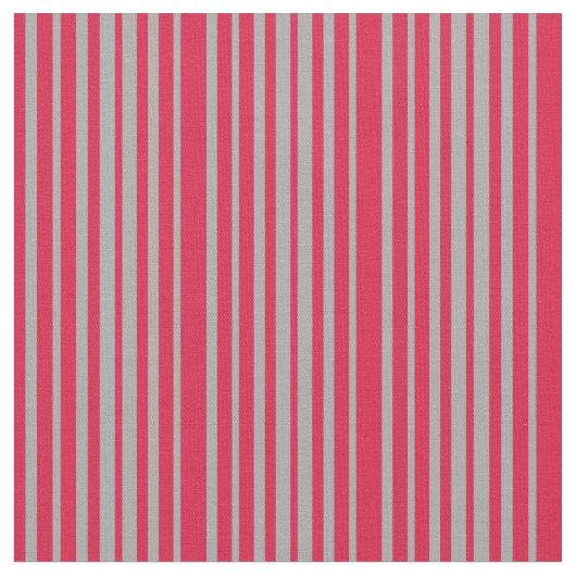 Crimson & Dark Gray Colored Linde Muster Stoff (Nahaufnahme)