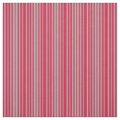 Crimson & Dark Gray Colored Linde Muster Stoff (Muster)