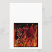 Crimson Dragon Flat Menu Menükarte (Rückseite)