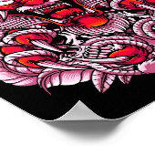 Crimson Dragon Poster (Ecke)