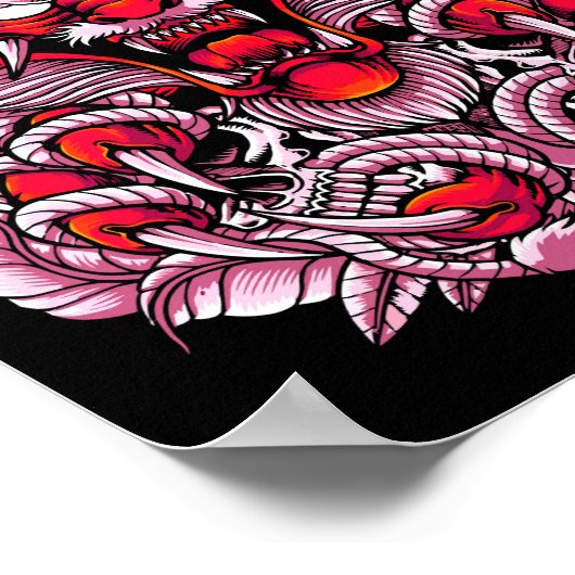 Crimson Dragon Poster (Ecke)