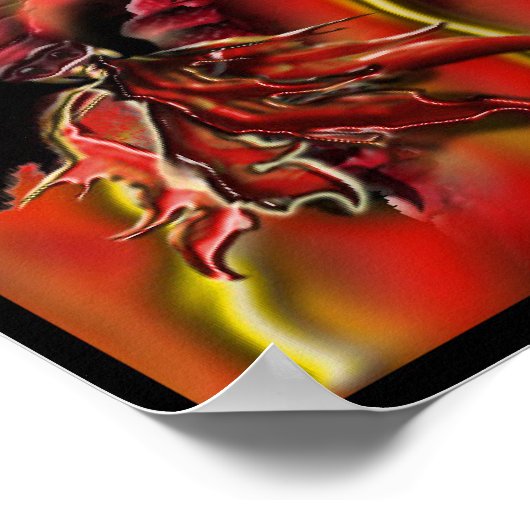 Crimson Dragon Poster (Ecke)