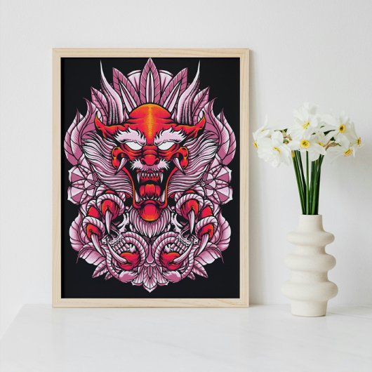 Crimson Dragon Poster