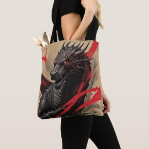 Crimson Dragon Power Tote Tasche