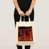 Crimson Dragon Tote Bag Tragetasche (Vorderseite (Produkt))