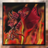 Crimson Dragon Window Cloning Fensteraufkleber (Blatt 2)