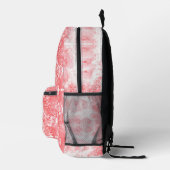 Crimson Echoes Bedruckter Rucksack (Rechts)