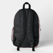 Crimson Echoes Bedruckter Rucksack (Rückseite)