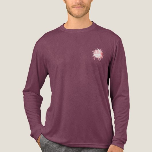 Crimson Echoes Tri-Blend Shirt (Vorderseite)