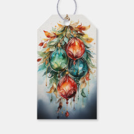 Crimson & Emerald Harmony: Eine Fusion rot & grün Geschenkanhänger