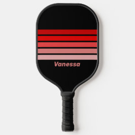 Crimson Fade durch Strippen mit Namen Pickleball Schläger