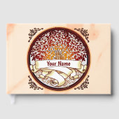 Crimson Family Tree Familienname Gästebuch (Vorderseite)