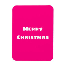 Crimson Festive Frohe Weihnachten Magnet