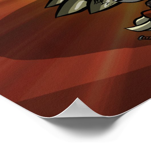 Crimson Flag: Villains Poster (Ecke)