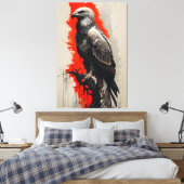 Crimson Flight Leinwanddruck (Insitu (Schlafzimmer))