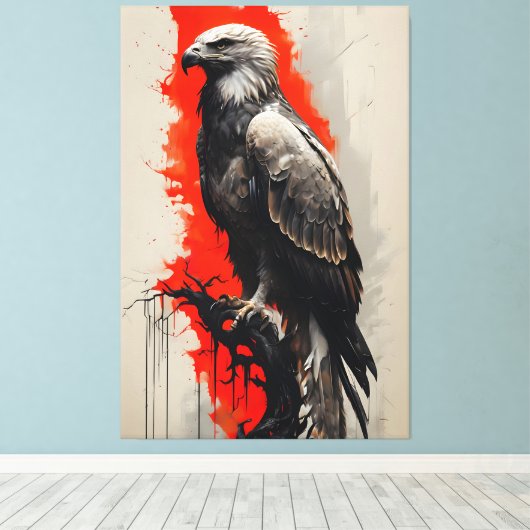 Crimson Flight Leinwanddruck (Insitu (Holzboden))