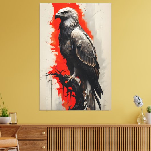 Crimson Flight Leinwanddruck (Insitu (Wohnzimmer))