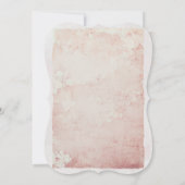 Crimson flüstert 40. Geburtstagseinladung Einladung (Rückseite)