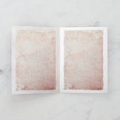 Crimson flüstert 40. Geburtstagseinladung Feiertagskarte (Innenseite)