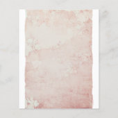 Crimson flüstert Geburtstagsparty-Flyer Flyer (Hinten)