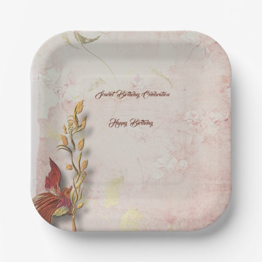 Crimson flüstert Teller des 40. (Vorderseite)