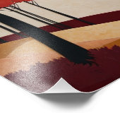 Crimson Forest Fotodruck (Ecke)