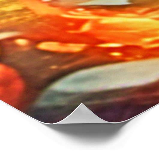 Crimson Fox Scene Design Poster (Ecke)