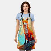 Crimson Fox Scene Design Schürze (Getragen)