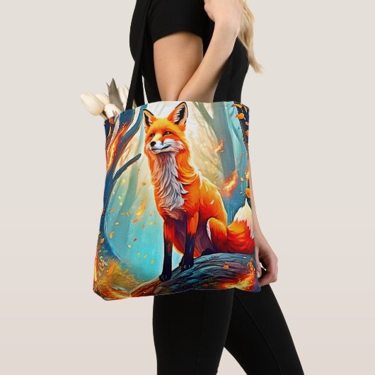 Crimson Fox Scene Design Tasche (Von Nahem)