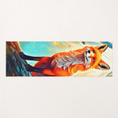Crimson Fox Scene Design Yogamatte (Vorderseite (Horizontal))