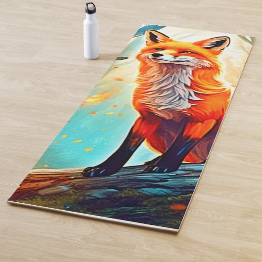 Crimson Fox Scene Design Yogamatte (Beispiel)