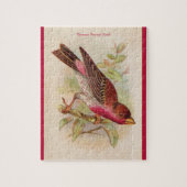 Crimson Fronted Finch Puzzle (Vertikal)