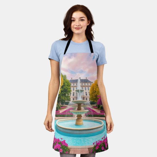 Crimson Garden Deluxe - Blumenbrunnen Schürze (Getragen)