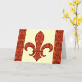 Crimson Garden Karte (Gelbe Blume)