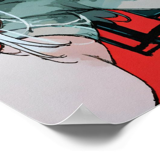 Crimson Gaze Poster (Ecke)