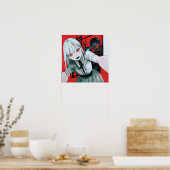 Crimson Gaze Poster (Küche)