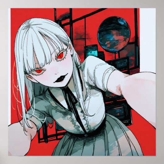 Crimson Gaze Poster (Vorne)