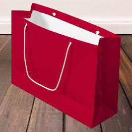 Crimson Glory Solid Color Große Geschenktüte