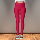 Crimson Glory Solid Color Leggings