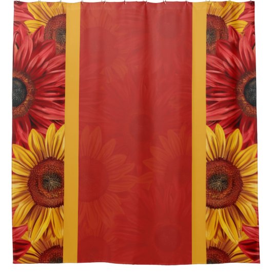 Crimson Gold Duschvorhang (Vorderseite)