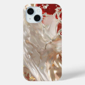 Crimson Gold Splash iPhone Case (Rückseite)