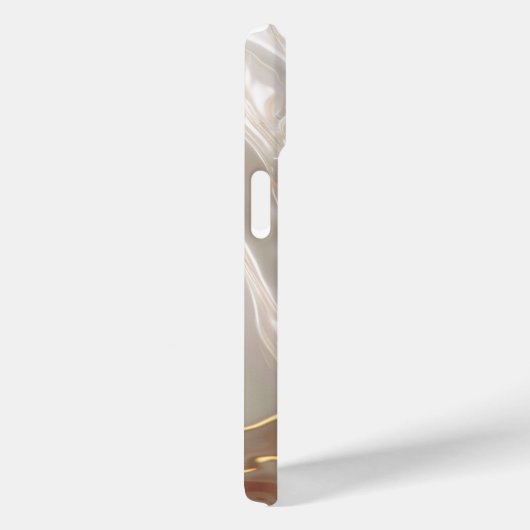 Crimson Gold Splash iPhone Case (Rückseite / Rechts)