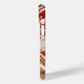 Crimson Gold Splash iPhone Case (Rückseite / Links)