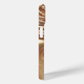 Crimson Gold Splash iPhone Case (Rückseite / Rechts)