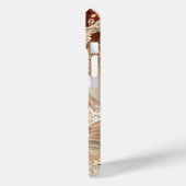 Crimson Gold Splash iPhone Case (Rückseite / Links)