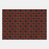 Crimson Gothic Gift Wrap Geschenkpapier Set (Vorderseite)