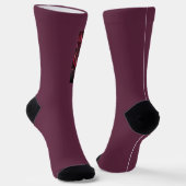 Crimson Gothic Socks - Crew Socks Socken (Gewinkelt)