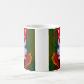 Crimson Harlequin Kaffeetasse (Mittel)