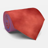 Crimson Haze at Dusk Krawatte (Gerollt)